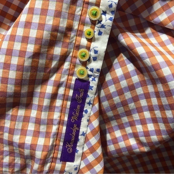 Robert Graham X Flip Cuff Checked Gingham Button Down Shirt - Picture 8 of 11